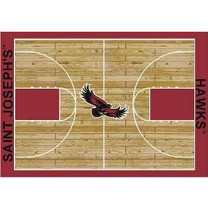  St. Joes Hawks College Basketball 5x7 Rug from Miliken 