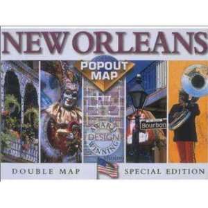  New Orleans Popout Map (9781841391328) Map Group Books