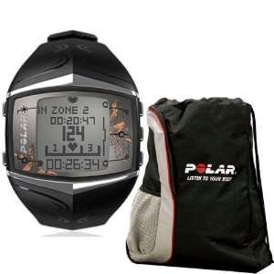   Heart Rate Monitor 99041402 Female Black with FREE Polar Cinch Bag