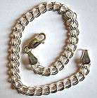 italian sterling silver charm link bracelet 8 $ 44 99
