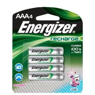 Energizer Rechargeable Batteries, AAA, 4 Count, (Pack of 2)