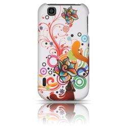 Luxmo Autumn Flower Rubber Coated Case for LG myTouch  