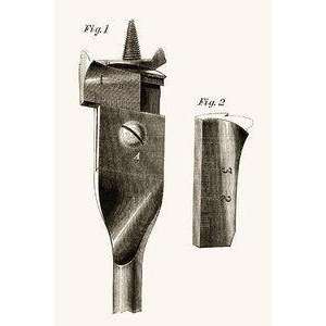    Vintage Art Adjustable Wood Drill Bit   22511 4