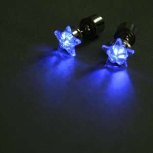  Light up Led Earrings   Blue Star Toys & Games