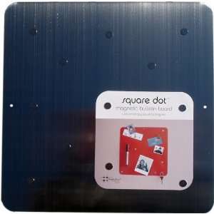  Square Dot 12 in Magnetic Bulletin Board   Stainless 