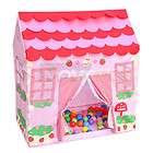Pink Red Pop Up Play Tent Princess Childs Kids Square Play House Easy 