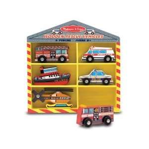    Melissa & Doug Train and Vehicle Sets   Rescue MD 684 Toys & Games