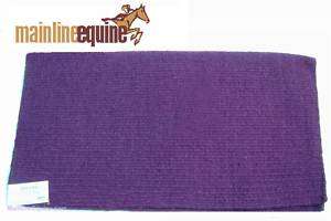 Mayatex Wool Saddle Blanket Horse Show Solid Aubergine  