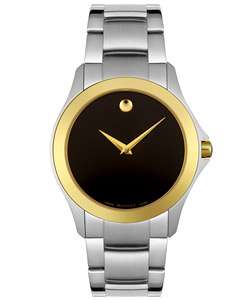 Movado Mens Military Two tone Watch  