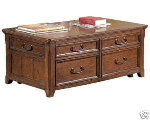 Ashley Woodboro Rect Lift Top Cocktail Tabler   T478 20  