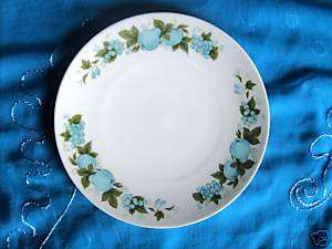   Noritake Luncheon Plate Blue Orchard Fine China Pattern #6695 JAPAN