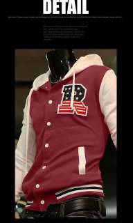 NWT Mens R Baseball Hoody Jacket Uniform M L XL XXL  