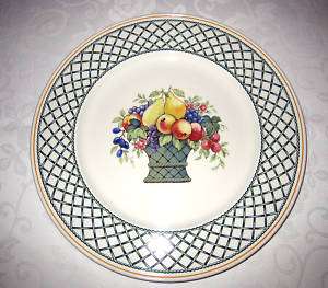 New Villeroy & Boch Large Dinner Plate, Basket Pattern  