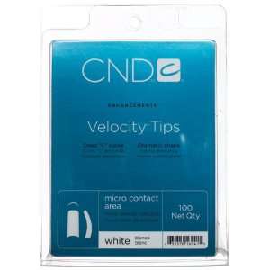  CND Velocity White Tips 100 ct.