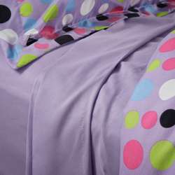 Dot 8 piece Full size Bed in a Bag with Sheet Set  
