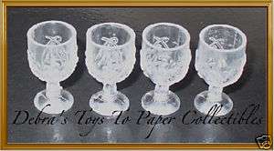 New 4 Water Style Goblets for Barbie & Fashion Royalty  