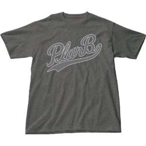  Plan B T Shirt Pastime [Medium] Charcoal Sports 