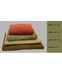 Microsuede Small Washable Pet Bed  