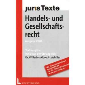   Handels  und Gesellschaftsrecht. (9783472062059) Leon Gordis Books