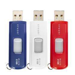 SanDisk 2GB Cruzer Micro USB 2.0 Flash Drive (Pack of 3)   