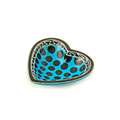 Blue Cheetah Spot Heart Dish (Kenya) Today 