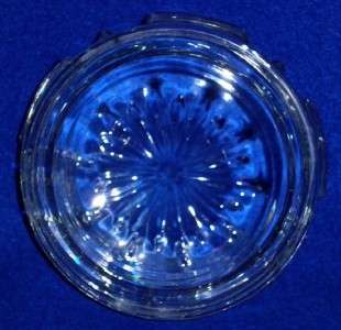 Vintage Art Deco Boudoir Crystal Powder Pin Jar w/Cover  