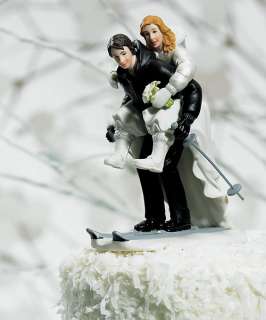   Sports Theme Wedding Bride and Groom Cake Toppers 068180017201  