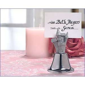  Silver Castle Bell/Place Card Holder   Wedding Party 