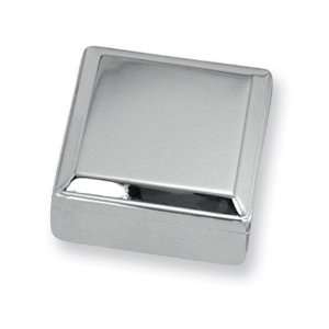 Nickel plated Lift Top Square Box Jewelry