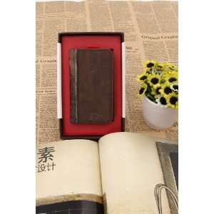  Book Leather 5in1 Wallet Case for Iphone 4/4s Cell Phones 
