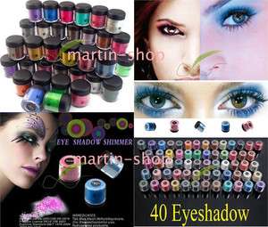 1pc Lot of 40 Colors Eye shadow 7.5g Pro Cosmetics Pigments Makeup 