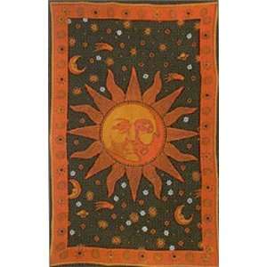  Burgandy Sun Tapestry #63 