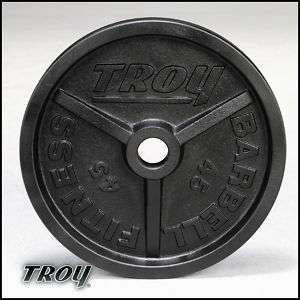 troy barbell 100 lb olympic weights machined NEW  