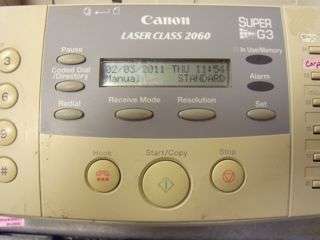 Canon Laserclass 2060 Super G3 fax/printer  