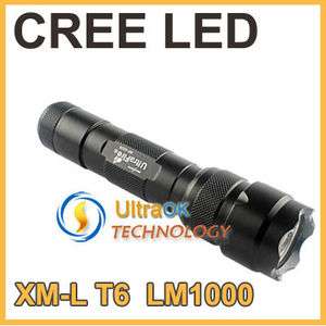 CREE XML T6 LED 1000 LM Flashlight Torch LAMP UltraFire  