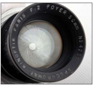 Apochromat Kinoptik Paris 50mm f/2, Leica M mount 50/F2  
