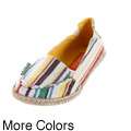 Rocket Dog Womens Clover Guatemala Striped Slip Ons Compare 