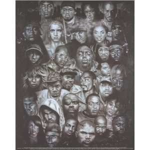 Rap Legends (2006)   Music Poster   16 x 20 