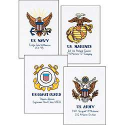 Military Pride Counted Cross Stitch Kit  