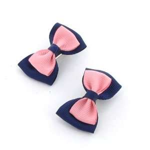   / Toddler/Girl/Teenager Double Colour Bow Shaped Hair Clip (6164 2