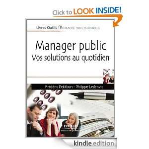 Manager public (Livres Outils   Efficacité professionnelle) (French 