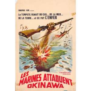  les marines attaquent okinawa Movie Poster (27 x 40 Inches 