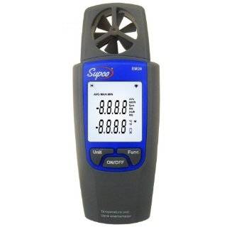   Thermometer Anemometer Vane Wind Velocity Air Flow Meter Electronics