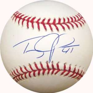  Tony Campana Autographed Baseball   Autographed Baseballs 