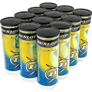  All Surface 12 Cans Dunlop Tennis Balls