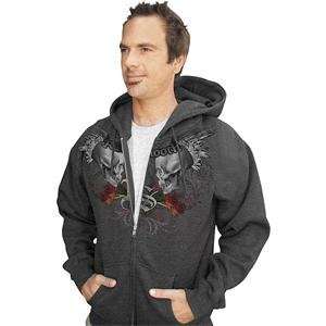  Smooth Industries Face Off Hoody   Large/Charcoal 