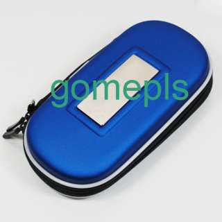 Blue Hard Carry Case Bag Game Pouch For SONY PSP UMD  