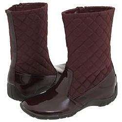 Naturalizer Vass Bordo Quilted Fabric/Shiny Boots  