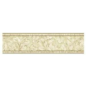  Sanitas Oak Leaf Scroll Wallpaper Border FS040101B