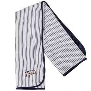  Detroit Tigers Pinstripe Receiving Blanket Sports 